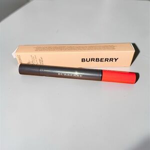 The Burberry Lip Velvet Crush sheer-matte stain lipstick shade copper pink
